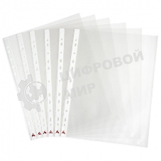 Папка-вкладыш Бюрократ СуперЛюкс -100TSLUX тисненые А4+ 100мкм (упак.:100шт)