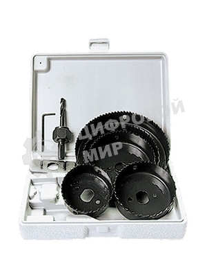 Набор кольцевых пил Matrix по дереву, 64-127 мм, 8 предм.