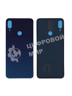 Задняя крышка для Xiaomi Redmi Note 7 Pro голубая