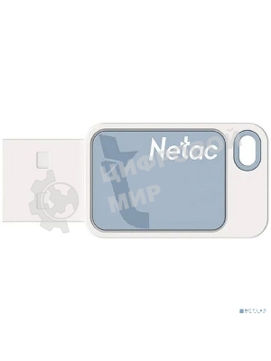 Флешка USB Netac UA31 (NT03UA31N-032G-20BL), 32Gb, USB 2.0, R/W 110/45, синий/белый