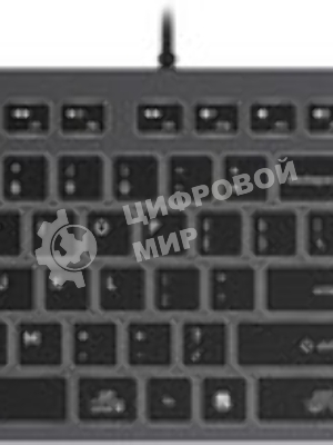 Клавиатура проводная A4Tech Fstyler FX60 серый/белый