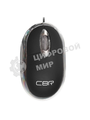 Мышь проводная CBR CM 122 черный, 1000 dpi, USB, кнопки - 3