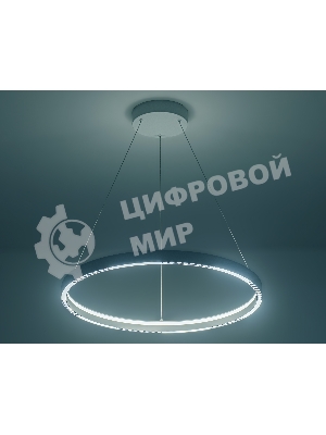 Подвесной светодиодный светильник Ambrella light FL5851 WH белый 35W 3000K/4200K/6400K D600*600 (без ПДУ)