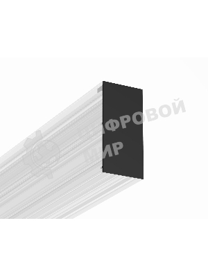 Комплект заглушек для шинопровода GL1988 BK черный 10*20*20 2 шт
