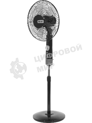 Вентилятор Centek CT-5022 чёрный, напольный, 55 Вт, 3 скорости, 43 см
