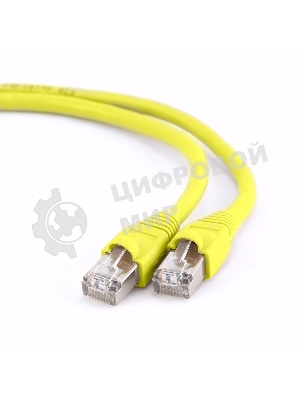 Патч-корд FTP Cablexpert cat.6, 5м, литой, многожильный, желтый