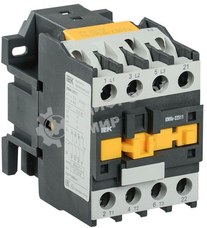 Контактор КМИе-23210 32А 230В/АС3 1НО IEK KKME21-032-230-10