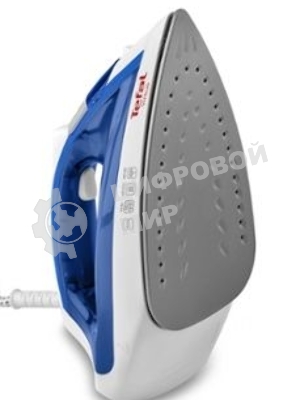 Утюг Tefal FV1711E0 синий/белый, 1800 Вт, 20 г/мин, 80 г/мин, 200 мл