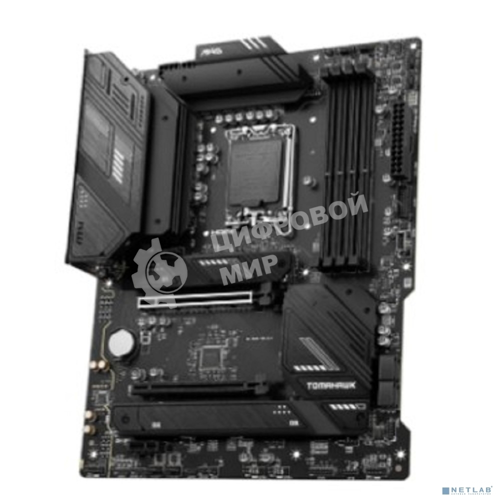 Материнская плата MSI MAG B760 TOMAHAWK WIFI, LGA 1700, Intel B760, 4xDDR5, 4xSATA, 3xM.2, 1xPCI-E 3.0 x4, 1xPCI-E 5.0 x16, 1xHDMI, 1xDP, 1xUSB Type-C, 1x2.5Gb LAN, 4xUSB-A 2.0, 4xUSB-A 3.2 Gen 2, 5x3.5 мм, 7.1, Standard-ATX