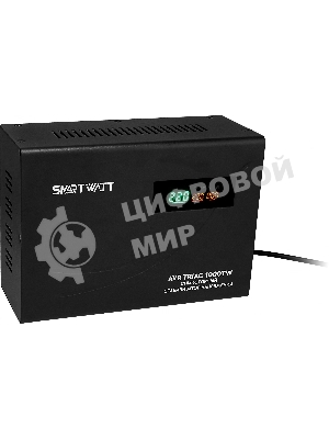 Стабилизатор напряжения Smartwatt AVR Triac 1000TW 1000ВА черный