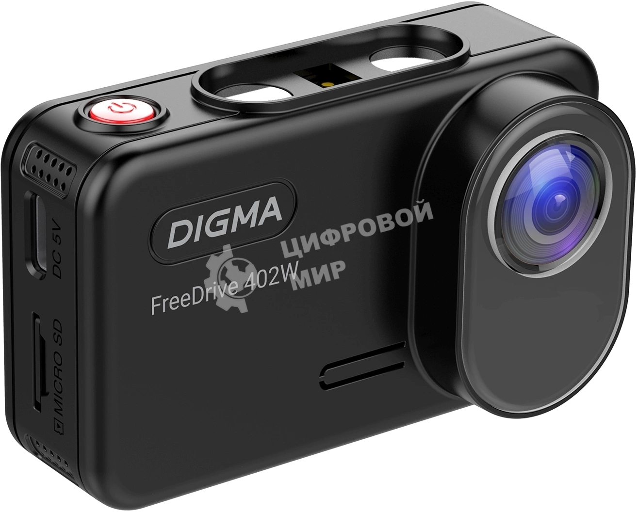 Видеорегистратор Digma FreeDrive 402W черный 8Mpix 2160x3840 170гр. SA 223