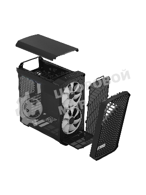 Компьютерный корпус Fractal Design Torrent Compact RGb черный TG Light Tint/FD-C-TOR1C-02
