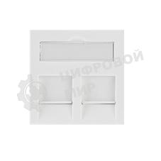 Вставка Rexant Mosaic 45x45, на 2 порта со шторкой