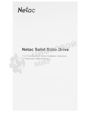 Накопитель SSD Netac N930E Pro, 256Gb, PCIe 3.1 x4, M.2 2280, NVMe, R/W 2040/1270