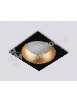 Светильник Ambrella light TN52340 SBK/SGD черный песок/золото песок GX53 max 12W 115*115*25