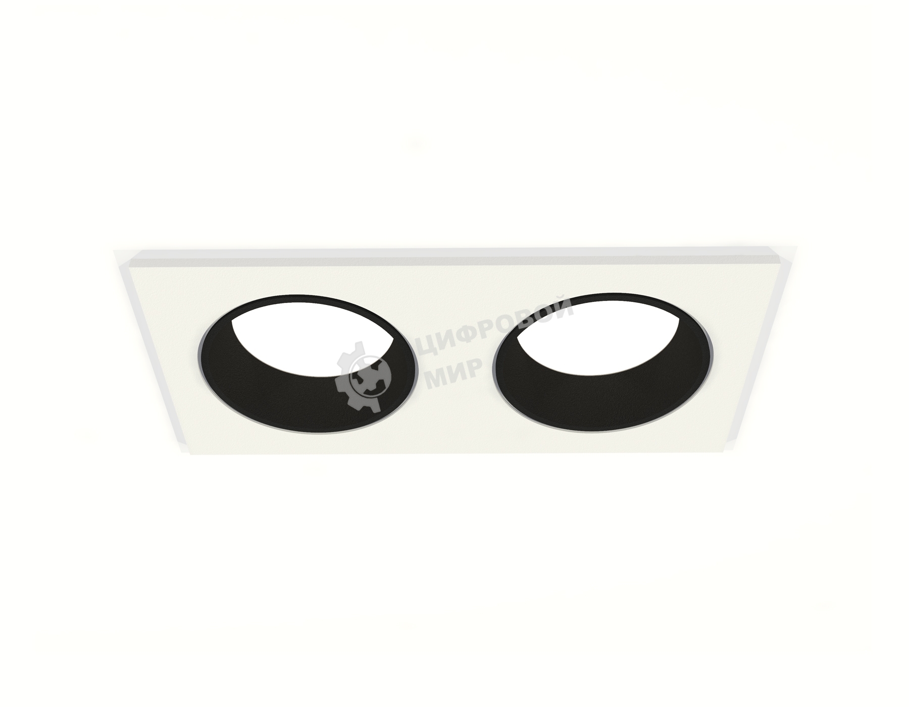 Комплект встраиваемого светильника Ambrella light XC6525002 SWH/SBK белый песок/черный песок MR16 GU5.3 (C6525, N6111)