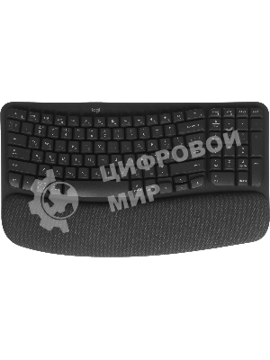 Клавиатура Logitech Wave Keys беспроводная, Bluetooth, радиоканал, серый