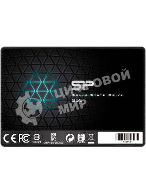 Накопитель SSD Silicon Power Slim S55, 480Gb, SATA, 2.5