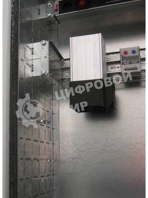 Шкаф настенный ЦМО ШТВ-Н-6.6.3-4ААА 6U 600x330 мм пер. дв. стал. лист несъемные бок. пан. 57 кг серый