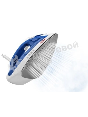 Утюг Tefal FV1711E0 синий/белый, 1800 Вт, 20 г/мин, 80 г/мин, 200 мл