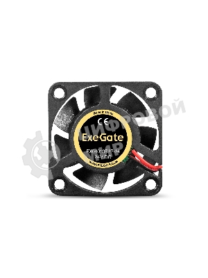 Вентилятор для корпуса ExeGate EX04010S2P-24 черный, 40 мм, 7500 об/мин, 35.5 дБ, 2 pin
