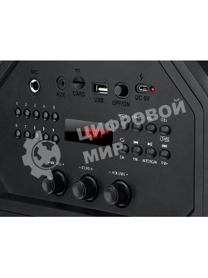 Мобильные колонки Sven PS-670 2.0 черные 2x32.5W Bluetooth