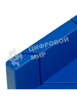 Стусло Сибртех пластиковое синее,4 угла для запила+пила 350мм