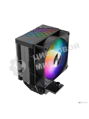 Кулер PCCooler R400 ARGb черный 92мм алюминий+медь 2200r m 30db 4-pin 180W 133мм