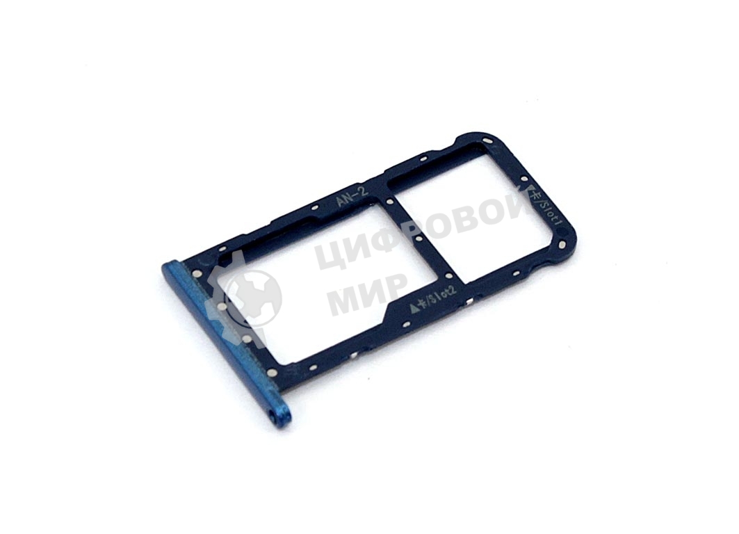 Лоток для SIM-карты Huawei Nova 3E синий