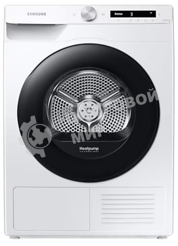 Сушильная машина Samsung DV90T5240AW/LP белый, 9 кг, сушка - тепловой насос, программ - 14, 60 x 85 x 65 см