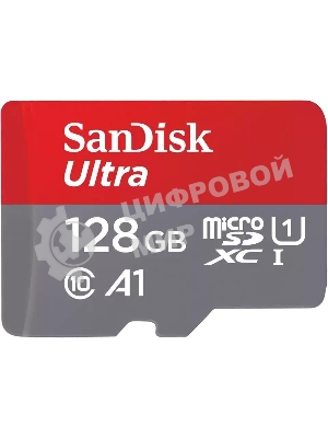 Флеш карта microSD 128Gb SanDisk microSDXC Class 10 Ultra UHS-I A1 140Mb/s