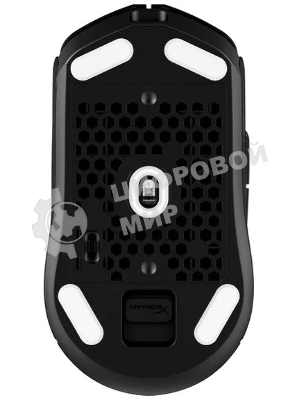 Мышь беспроводная HyperX Haste 2 черный, 26000 dpi, радиоканал, Bluetooth, USB, кнопки - 5