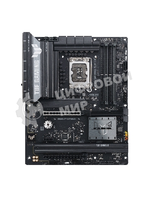 Материнская плата ASUS TUF GAMING B860-PLUS WIFI, LGA 1851, Intel B860, 4xDDR5, 4xSATA, 3xM.2, 1xPCIe 5.0 x16, 1xPCIe 4.0 x16, 1xDP, 1xHDMI, 1x 2.5Gb LAN, 1xUSB 20Gbps, 2xUSB 10Gbps, 3xUSB 5Gbps, 2xUSB 2.0, 5x3.5 мм, 7.1, ATX