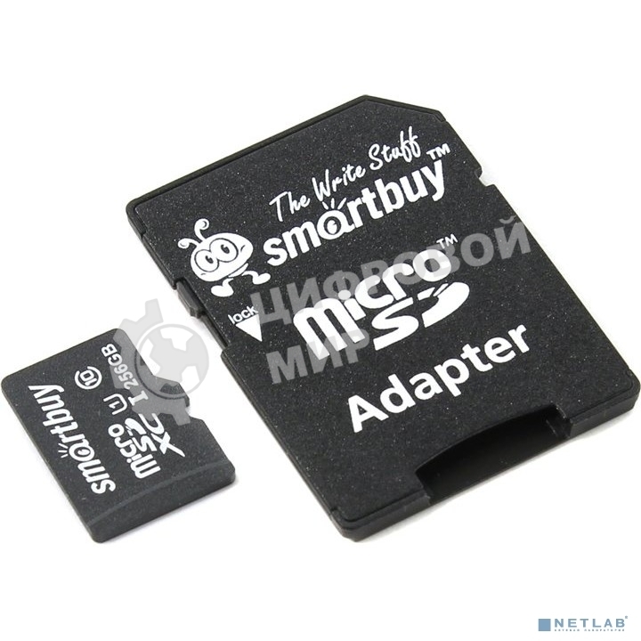 Флеш карта Micro SecureDigital 256Gb Smart buy SB256GbSDCL10-01 Micro SDHC Class 10, UHS-1, SD adapter