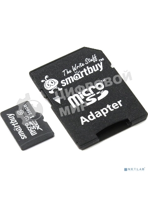 Флеш карта Micro SecureDigital 256Gb Smart buy SB256GbSDCL10-01 Micro SDHC Class 10, UHS-1, SD adapter