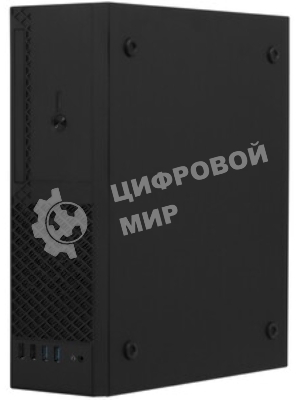Компьютерный корпус с блоком питания 300Вт. Сase Foxline mATX Desktop 300W, 2xUSB 3.0, 2xUSB 2.0, toolless, Black, 8см. fan, powercord
