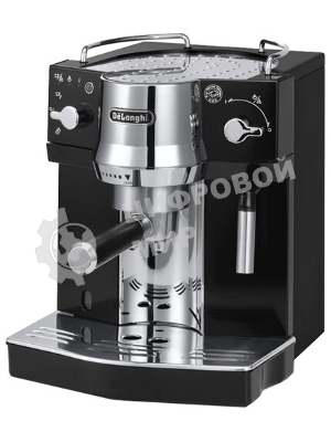 Кофеварка эспрессо DeLonghi EC820.B 1450Вт серебристый/черный