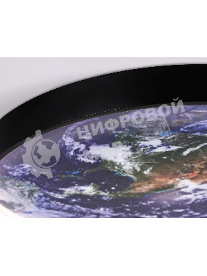 Настенно-потолочный светодиодный светильник Ambrella light FW11131 BK черный 15W LED 3000-6400K D240*38