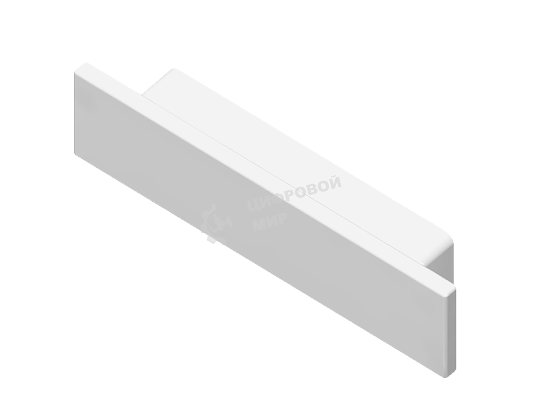 Заглушка для профиля GP8450 WH белый 23.8*6