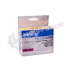 Картридж струйный ProfiLine PL-CLI-526M с чипом для принтеров Canon Pixma IP4850/MG5150/MG5250/MG6150/MG8150 Magenta водн