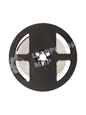 Лента светодиодная 12 В, 8 мм, IP23, SMD 2835, 120 LED/m, 12 V, цвет свечения теплый белый (3000 K)