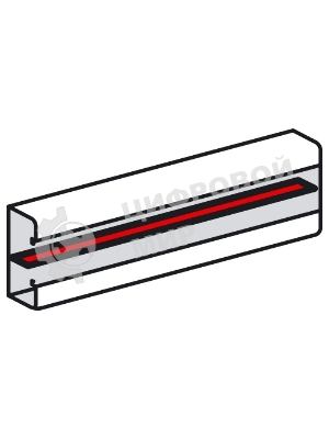 Перегородка для кабель-канала (дл.2м) METRA Leg 638008