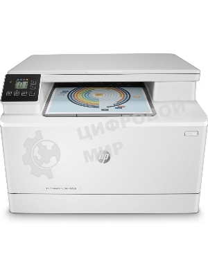 МФУ лазерное HP Color LaserJet Pro MFP M182n (7KW54A), A4, цветной, печ. до 16 стр/мин., 600 x 600 dpi (печать) 1200x1200dpi (скан.), USB, RJ-45, Air Print, Mopria