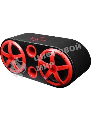 Сабвуфер автомобильный Ural АС-У12А ДВОЙНОЙ 600Вт активный (30см/12