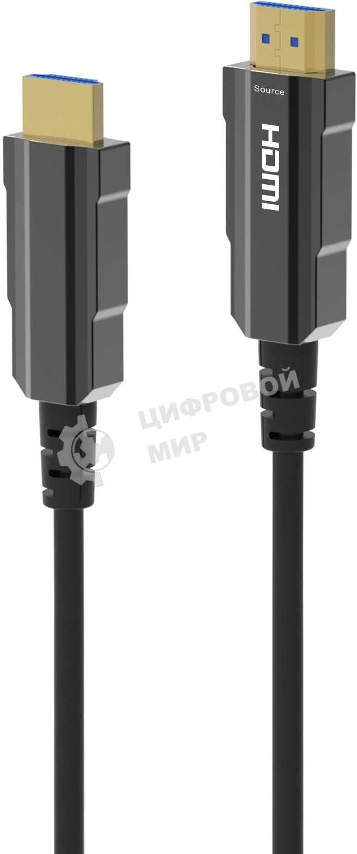 Кабель аудио-видео Digma HDMI (m)/HDMI (m) 70м. позолоч.конт. черный (HDMI-AOC2.1-70)