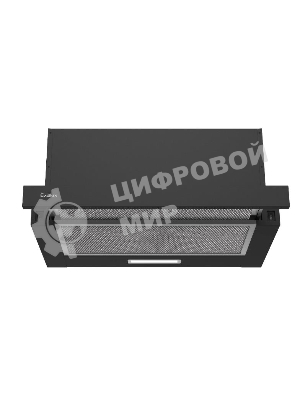 Вытяжка телескопическая TEL 50 B черный, 50 см, 710 куб. м/ч, 47 дБ