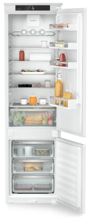 Встраиваемый холодильник Liebherr Pure, ниша 194 см, EasyFresh, МК NoFrost 3 контейнера, сенсорный дисплей Touch, door sliding.