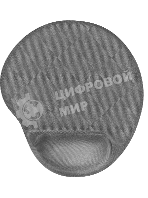 Коврик для мыши Defender гелевый Easy Work (серая лайкра) нескользящ.основа,260х225х5мм