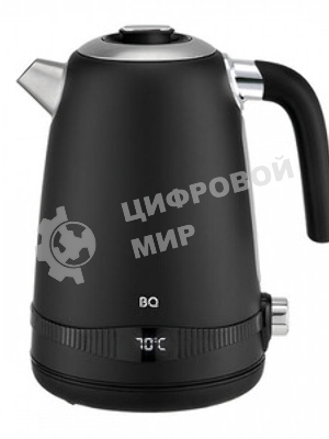 Электрочайник BQ KT1724SW черный, 1.7 л, 2200 Вт, скрытый нагревательный элемент