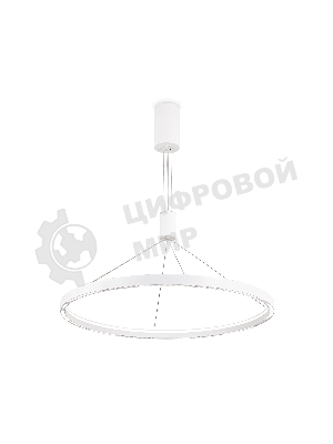 Подвесной светодиодный светильник Ambrella light FL5855 WH белый 40W 3000K/4200K/6400K D800*860 (без ПДУ)